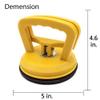 uptodateproducts Single Cup Aluminium Dent Puller Suction Lifter (35 Kg Capacity, Color May Vary Between Silver And Red) view 3