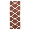 Dekor World Ekat Printed Rust Table Runner (33x120cm) (Pack of 1)-4 Seater Dinning & Center Table view 3