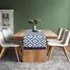 Dekor World Fun with Checks Printed Dark Blue Table Runner (33x120cm) (Pack of 1)-4 Seater Dinning & Center Table view 2