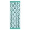 Dekor World Fun with Checks Printed Blue Table Runner (33x120cm) (Pack of 1)-4 Seater Dinning & Center Table view 3