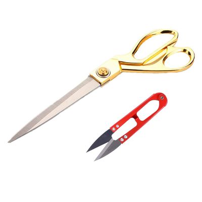 Stealodeal Tailoring Sewing Kit, Stainless Steel 9.5 Inch Scissor with Thread Cutter