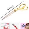 Stealodeal Tailoring Sewing Kit, Stainless Steel 9.5 Inch Scissor with Thread Cutter view 2