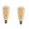 Prop It Up ST64 4w Edison Led Filament Bulb Lamp 220Vlt E27/E26 Vintage Antique Retro Edison Bombillas Ampoules Replace Incandecent Light, Pack of 2 view 1