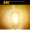 Prop It Up ST64 4w Edison Led Filament Bulb Lamp 220Vlt E27/E26 Vintage Antique Retro Edison Bombillas Ampoules Replace Incandecent Light, Pack of 2 view 4