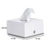 TARGET HYGIENE Pop Up Table Top Soft Tissue Paper Box Holder with Lock | Free 2 Packet Pop Up Tissue Refill 2 Ply 4x8 cm Tissue Size White view 2