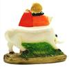 Love Kart Polyresin Lord Radha Krishna Idol With Cow, Standard, Multicolour view 3