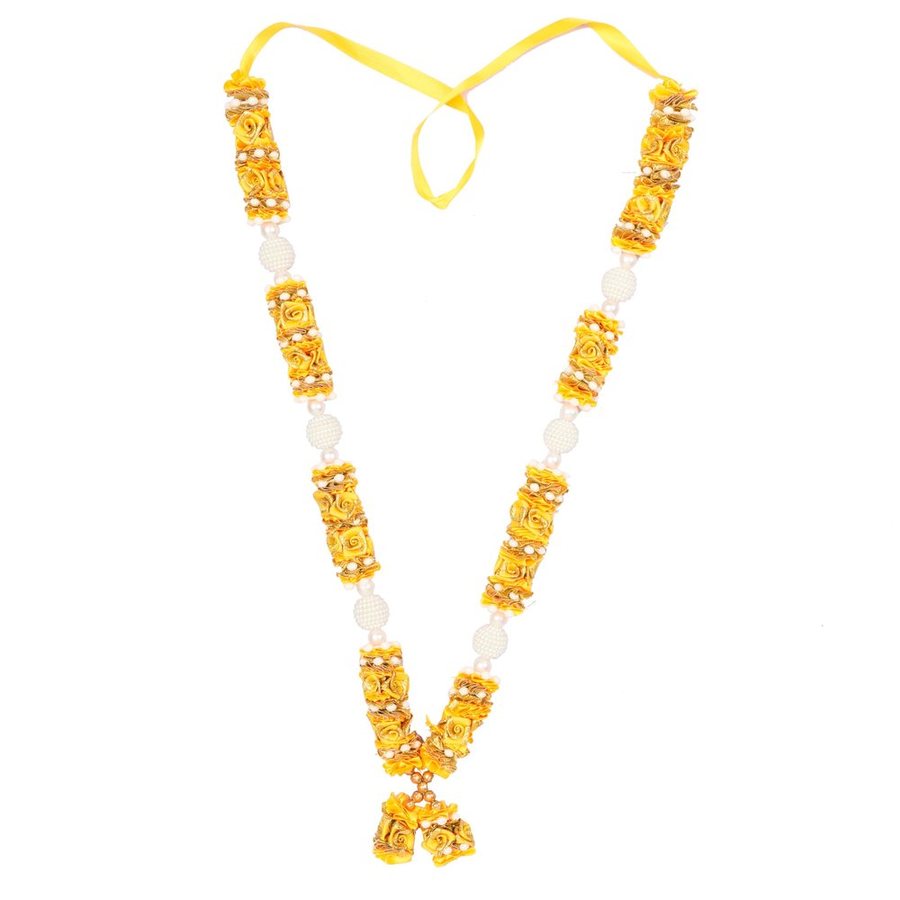 RJ Sales & Promotions 23 inches Artificial Flowers Photo Garland (Yellow)