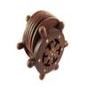 AR HANDICRAFTS Wooden Handmade Square Shape Tea Coaster with Stand for Dining Table, Serving, Office (Brown) - Set of 6 view 1