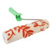 Jai Brush Plastic Spring Design Pattern Roller Brushes for Wall Painting (Orange and White, 9 Inches) view 2