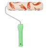 Jai Brush 9 Inches Bloom Designer Pattern Roller Brush For Wall Painting view 1