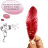 TIPTOP DECORATION Natural Dyed Feathers 10 cm (80 pieces) (Maroon) view 4