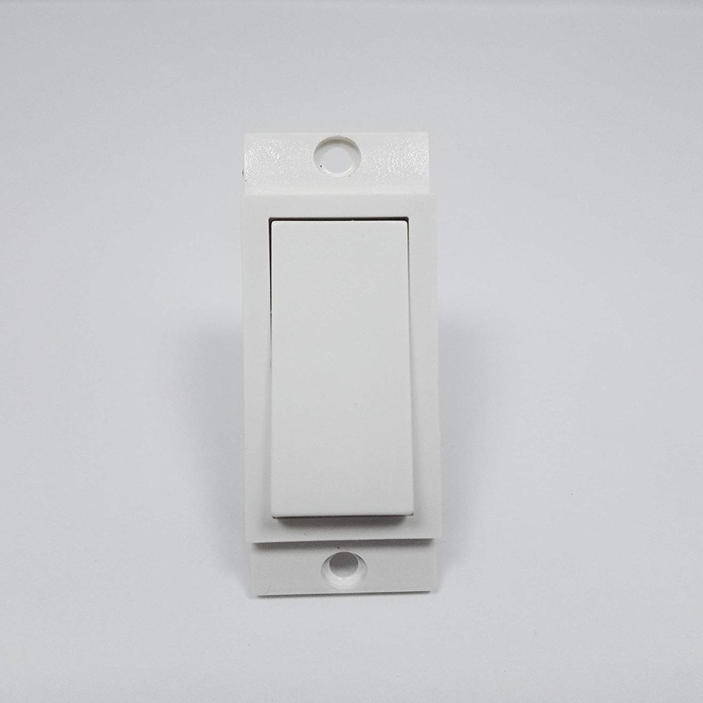 Wipro North West 1M 16A One Way Switch (White/Euro White)