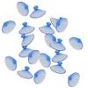 Excel Impex Plastic Suction Cup Sucker Pads Without Hooks-PVC Bush for Glass (Transparent - Bush No:2 Pack of 20 Pieces of 35 mm) view 1