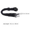 SUPVOX 10pcs Replacement Drawstrings Cords Black Drawstrings Universal Drawstring for Sweatpants Shorts Pants Jackets Coats view 2