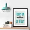 Chaka Chaundh - FOCUS - Motivational Quotes Frames  Motivational Poster for OFFICE WALL, SCHOOL, STUDY ROOM, COLLEGE, INSTITUTE, STUDENT, ENTREPRENEUR, CLASSROOM & HOME - Motivational Frames For Office - Motivational Room & Home Quotes Decor - Motiv view 2