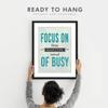Chaka Chaundh - FOCUS - Motivational Quotes Frames  Motivational Poster for OFFICE WALL, SCHOOL, STUDY ROOM, COLLEGE, INSTITUTE, STUDENT, ENTREPRENEUR, CLASSROOM & HOME - Motivational Frames For Office - Motivational Room & Home Quotes Decor - Motiv view 3