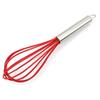Femora Premium Virgin Silicone Egg Whisk with Grip Handle, Red, Set of 2 view 4