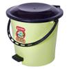 Wonder Pedal 404 Ultra Plastic Pedal Dustbin with Lid (Green) view 1