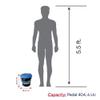 Wonder Pedal 404 Black Printed Plastic Pedal Dustbin with Lid (Blue) view 3
