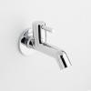 Acetap ACE - 05 Brass Long Body Tap for Bathroom & Kitchen | Chrome Finish | Quarter Turn | Includes Wall Flange (Set of 1) view 1