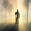 5 Ace monk at sunrise Sticker Poster|christian religion|Jesus christ poster|size:12x18 inch,multicolor view 1