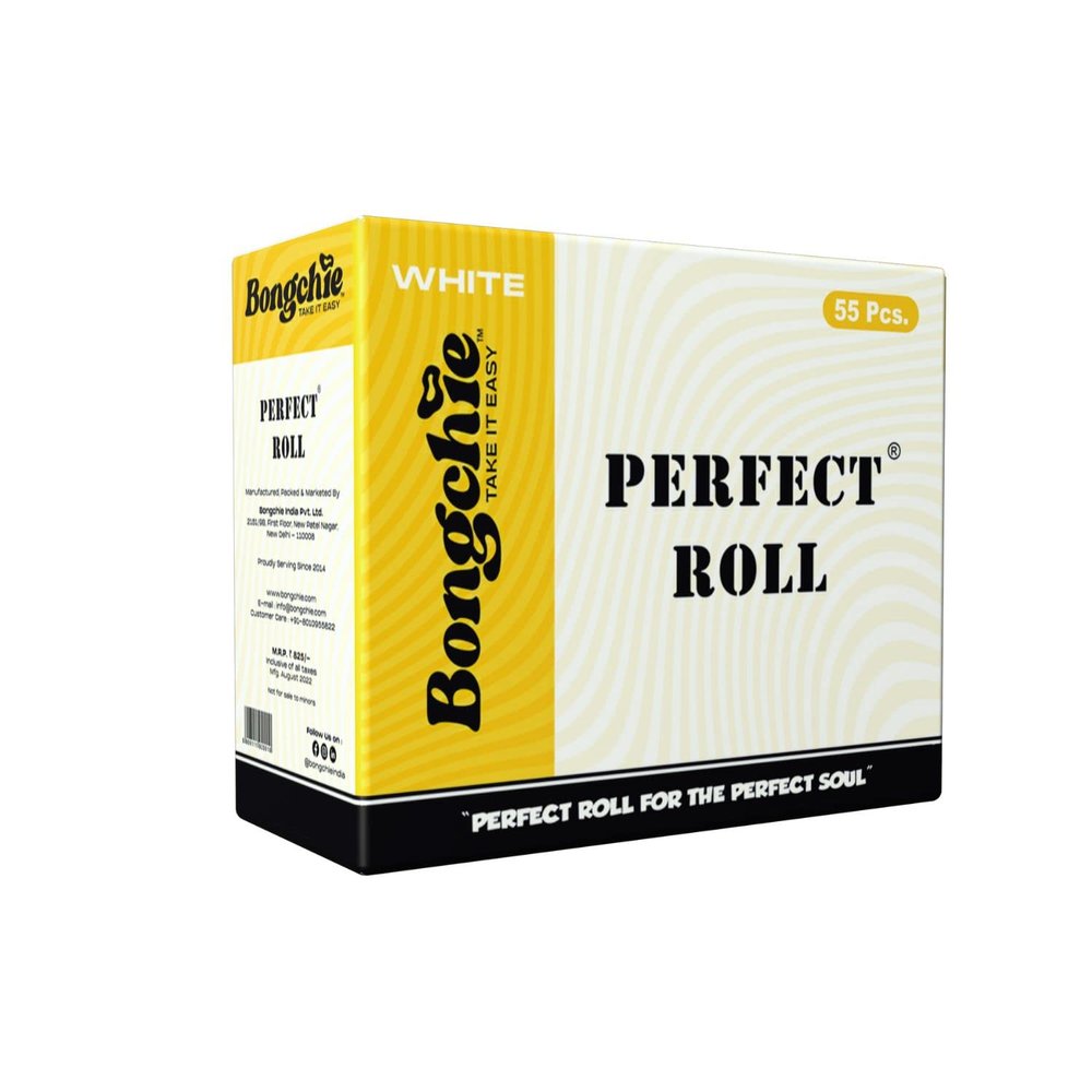 BONGCHIE Perfect Roll Bleached (Wood pulp; White) Pack of 55 With Free 5pcs Thrice a day