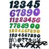 KCR Eva Foam Glitter Self Adhesive Alphabets, Butterflies, Stars, Numerics, Hearts, Flowers & Smileys Stickers for Kids Learning or Art & Craft (Set of 7) view 3