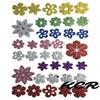 KCR Eva Foam Glitter Self Adhesive Alphabets, Butterflies, Stars, Numerics, Hearts, Flowers & Smileys Stickers for Kids Learning or Art & Craft (Set of 7) view 4
