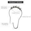 HASTHIP Stainless Steel Curtain Hooks, Approx. 6 x 4cm/2.3 x 1.6 inch, Silver, 12 Pieces view 3