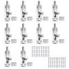 Volo 6"/150mm Aluminum Square Towerbolt/Door Latch, SS Finish- Pack of 10 pcs. view 1