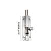 Volo 6"/150mm Aluminum Square Towerbolt/Door Latch, SS Finish- Pack of 10 pcs. view 2
