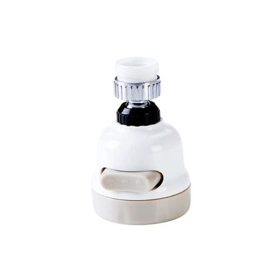 SBD Plastic Multipurpose Tap Extender | Sprinkler | Tap Shower for Kitchen and Bathroom (Ivory/Dual Flow)