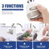 SBD Plastic Multipurpose Tap Extender | Sprinkler | Tap Shower for Kitchen and Bathroom (Ivory/Dual Flow) view 3