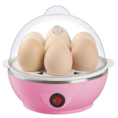 WALBERRIE Plastic Mini Electric 7 Egg Boiler Poacher Steamer (Multicolour_1)