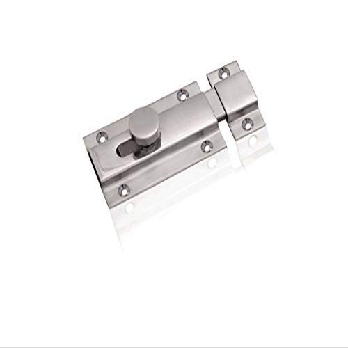 Nixnine Heavy Duty Stainless Steel Door Security Latch Lock Tower Bolt for, Baby Latch, Home, Bathroom, Kitchen, Office, (3 Inch) Pack of 5