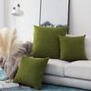 Khooti Jute Cushion Cover | 26x26 Inch | Mehandi | Set of 1 | Throw Pillow Cover for Couches, Chairs, Sofas, Beds, Coffee Tables, Living Rooms, Bedrooms, Modern Boho Design view 4
