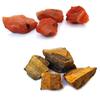 Reiki Crystal Products Natural Crystal Stones Carnelian Rough Stone, Tiger Eye Raw Stone, Standard view 1
