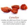Reiki Crystal Products Natural Crystal Stones Carnelian Rough Stone, Tiger Eye Raw Stone, Standard view 3