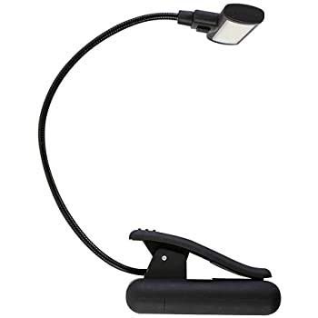 Wolblix PVC and Alloys Reading Lamp, Black, Pack of 1
