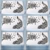 E-Retailer Waterproof PVC Printed Design Fridge Mat/Drawer Mat Set (Size: 12X17 inch, Set Content: Set of 6) view 1
