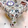 Arohi Dining Tablecloth Cotton Table Cover Floral Print Table Cover 6 Seater Table Cover Tea/Coffee Table Cover (60 x 60 inch) view 3