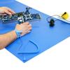 OTOVON PVC 3 Layered ESD Safe Table & Floor Mat (12 x 24", 2mm Thick, Blue) view 2