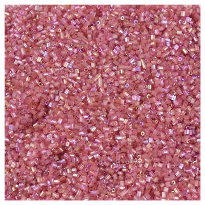 eshoppee 400 gm, 3mm Light Pink Jewellery Making Seed Beads Cut Beads Cut Dana Art and Craft Making Embroidery Material kit (4, 400 gm)