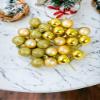 Evisha 12 Silver and 12 Golden Balls Christmas Tree Decoration Ornaments Christmas Ball Ornaments Ball for Christmas Tree Hanging Ornaments for Christmas view 2