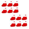 Evisha 10 pcs Merry Christmas Santa Claus Socks X-Mass Tree Decoration view 1