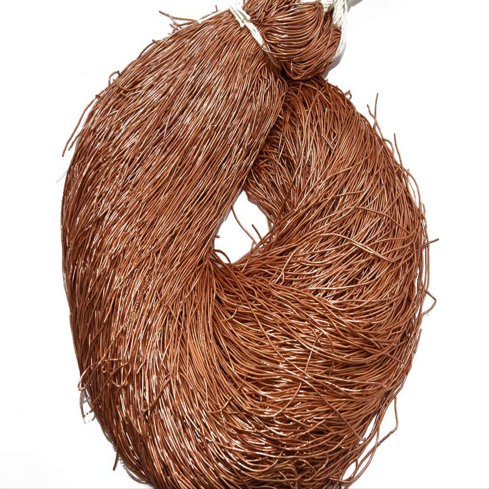 The Design Cart Rust Brown Dapka/Dabka/French Wire for Aari, Zardosi Embroidery and Jewellery Work (100 Grams)