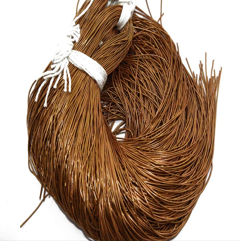 The Design Cart Dark Copper Dapka/Dabka/French Wire for Aari, Zardosi Embroidery and Jewellery Work (100 Grams)