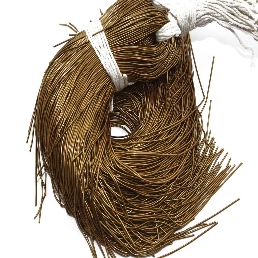 The Design Cart Light Bronze Dapka/Dabka/French Wire for Aari, Zardosi Embroidery and Jewellery Work (100 Grams)