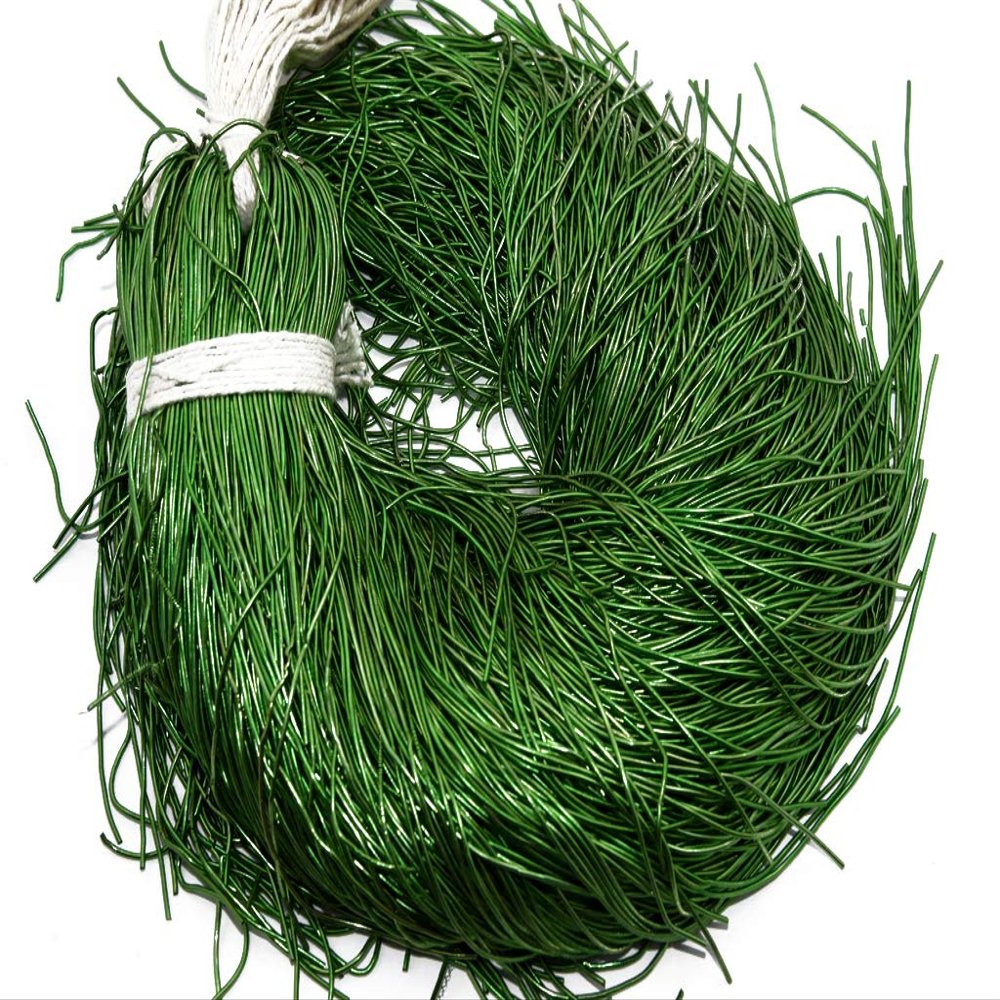 The Design Cart (Green) Dapka/Dabka/French Wire for Aari, Zardosi Embroidery and Jewellery Work (100 Grams)