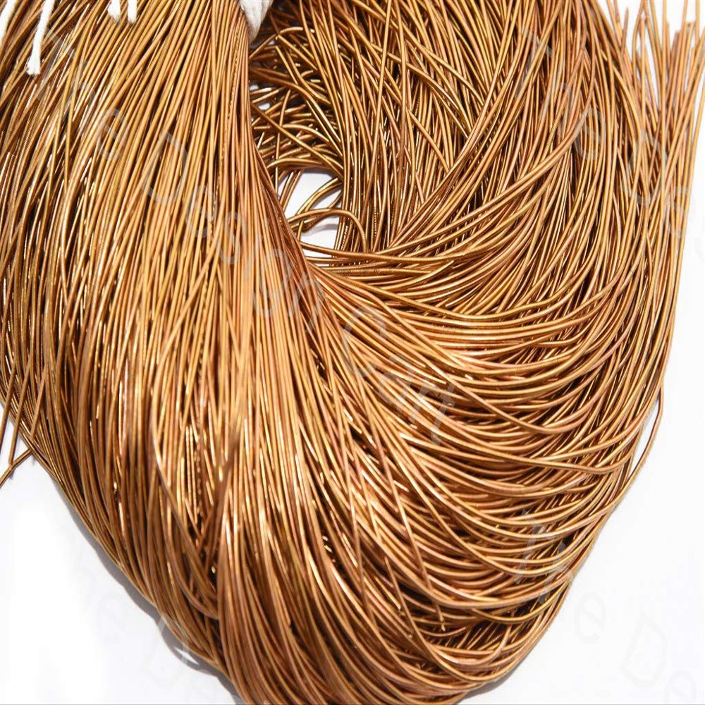 The Design Cart Pure Copper Dapka/Dabka/French Wire for Aari, Zardosi Embroidery and Jewellery Work (100 Grams)
